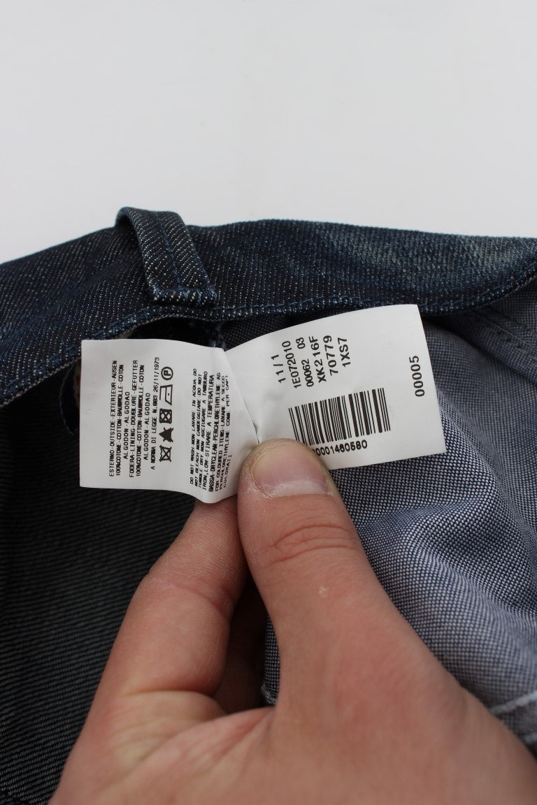 Acht Elegant Regular Straight Fit Blaue Jeans