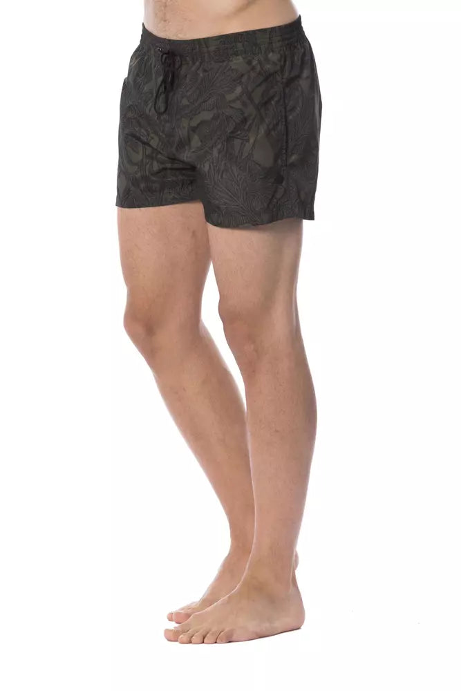 Roberto Cavalli Sport Armee Polyester Männer Badebekleidung