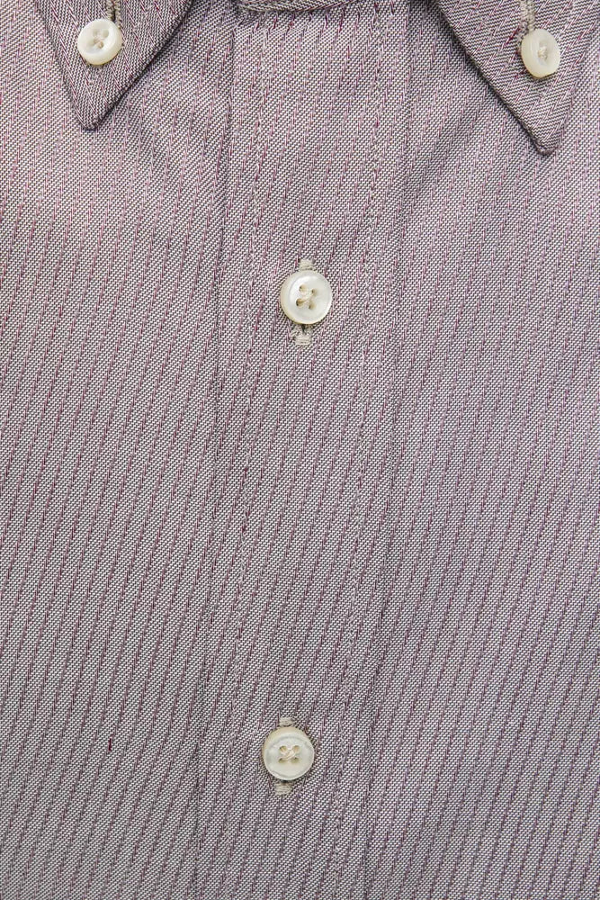 Robert Friedman Beige Baumwolle Männer Hemd