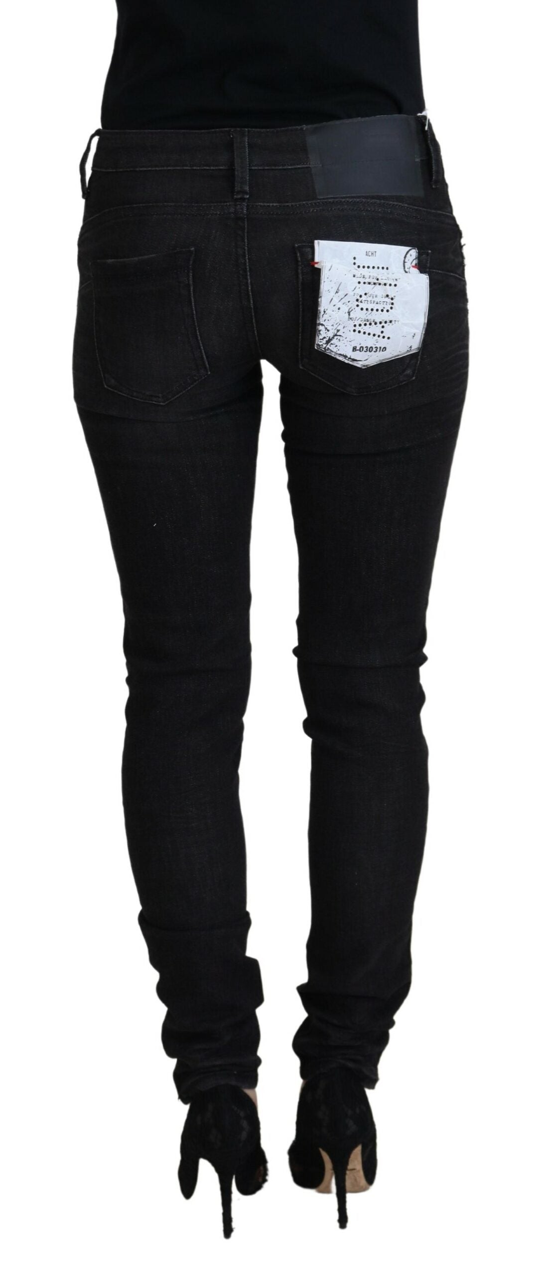 Acht Schicke Designer-Skinny-Jeans mit niedriger Taille
