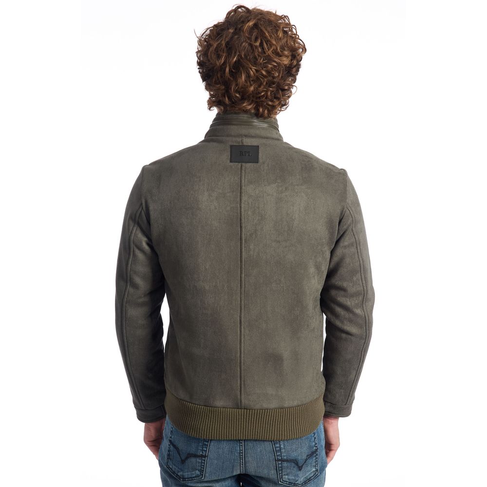 Roberto Pepe Luxury Grüne Ecomontone Herren Jacke