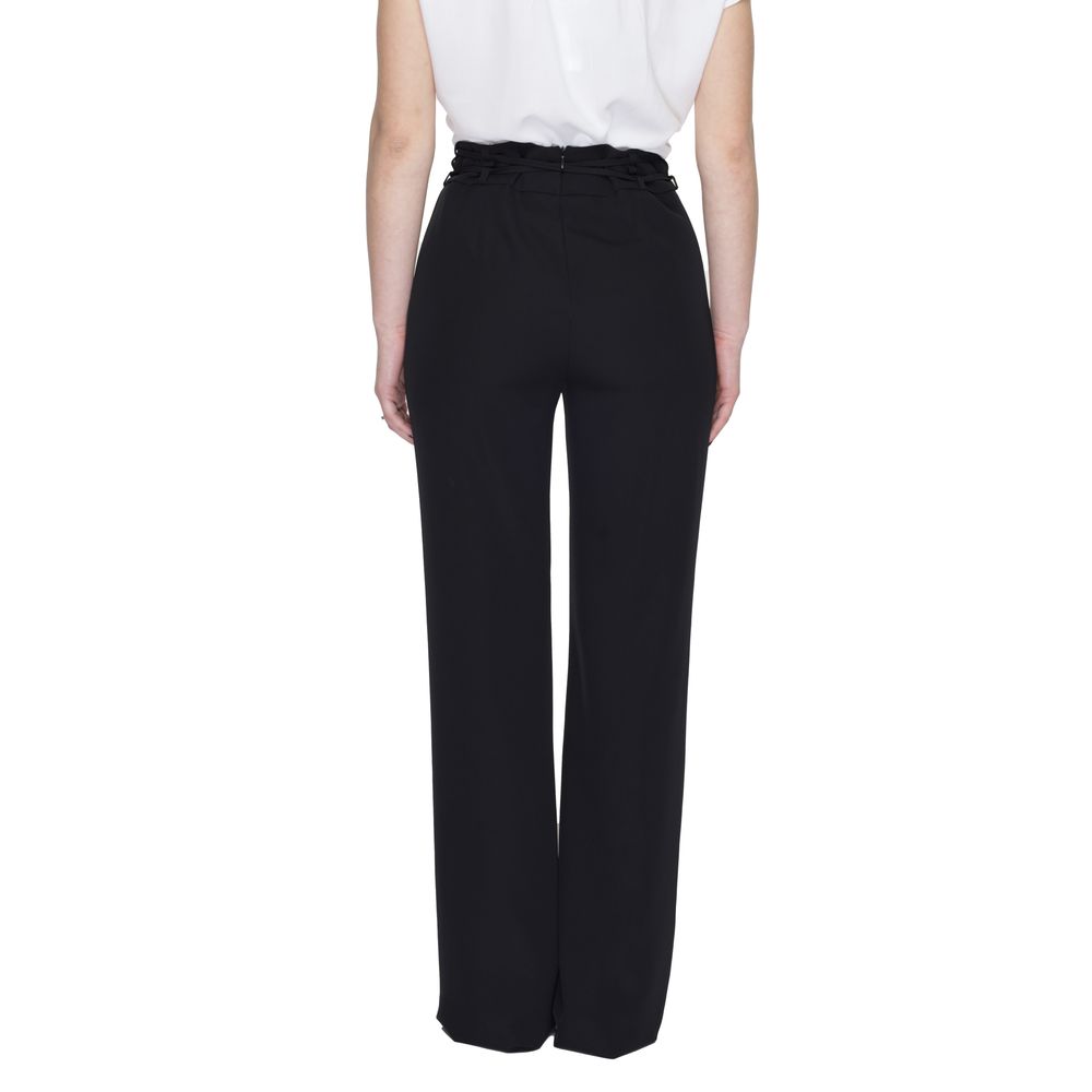 Sandro Ferrone Schwarze Polyester Jeans & Hose
