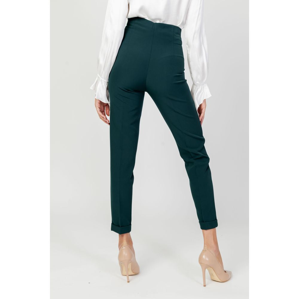 Sandro Ferrone Grüne Polyester Jeans & Hose