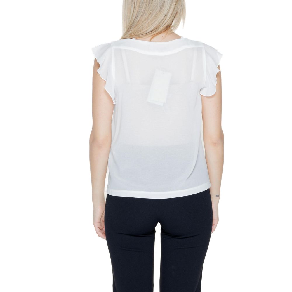 Rinascimento Weißes Polyester-Hemd