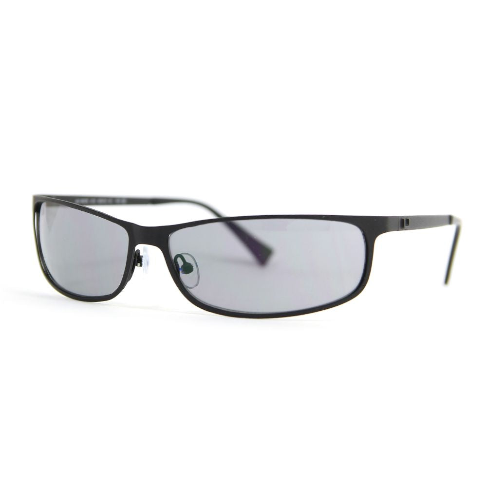 Adolfo Dominguez Schwarze Metall-Sonnenbrille