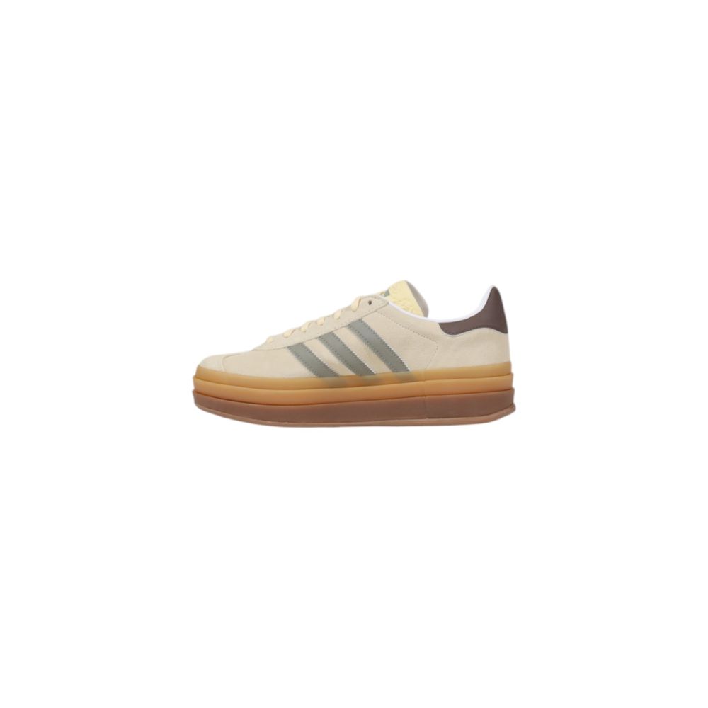 Adidas Cremefarbene Sneaker aus Wildleder