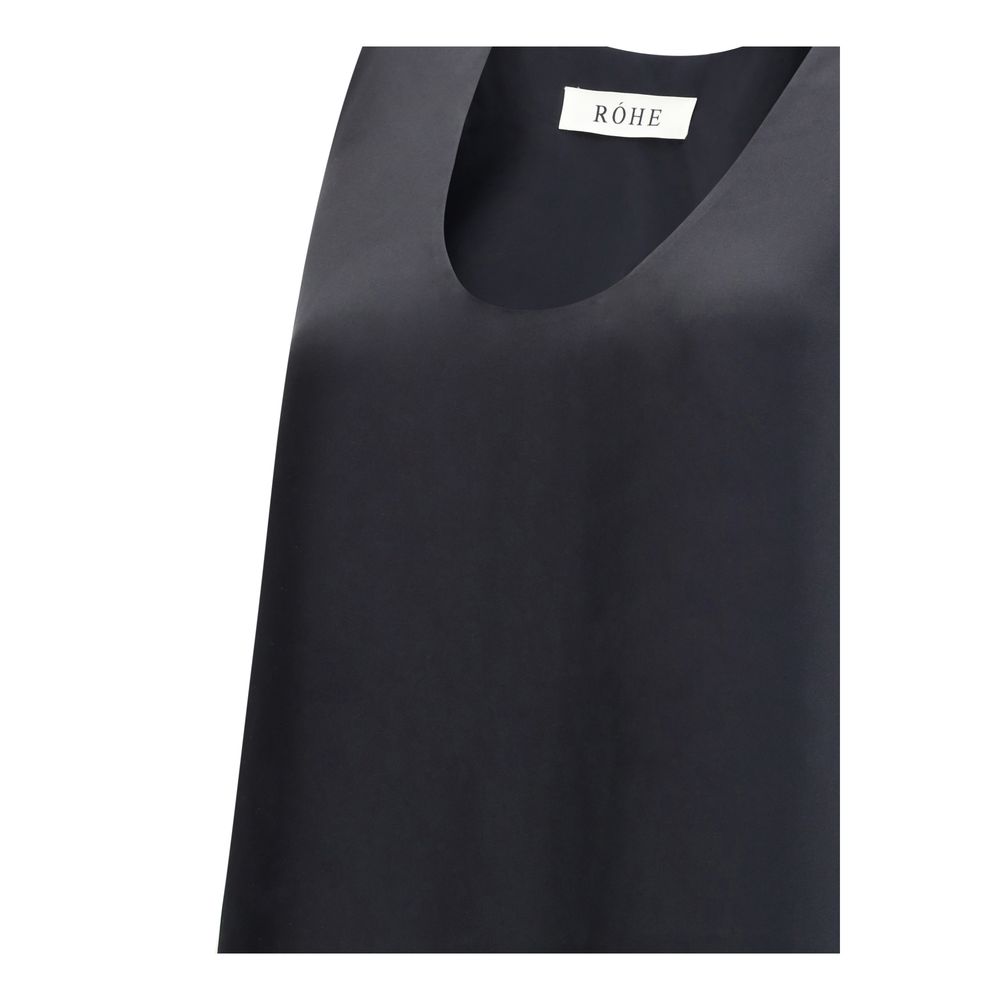 Rohe Langes Kleid aus Satin