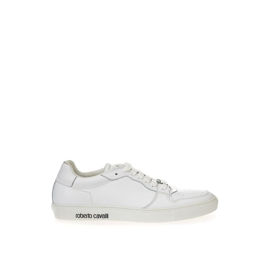 Roberto Cavalli Weißes Leder Sneaker