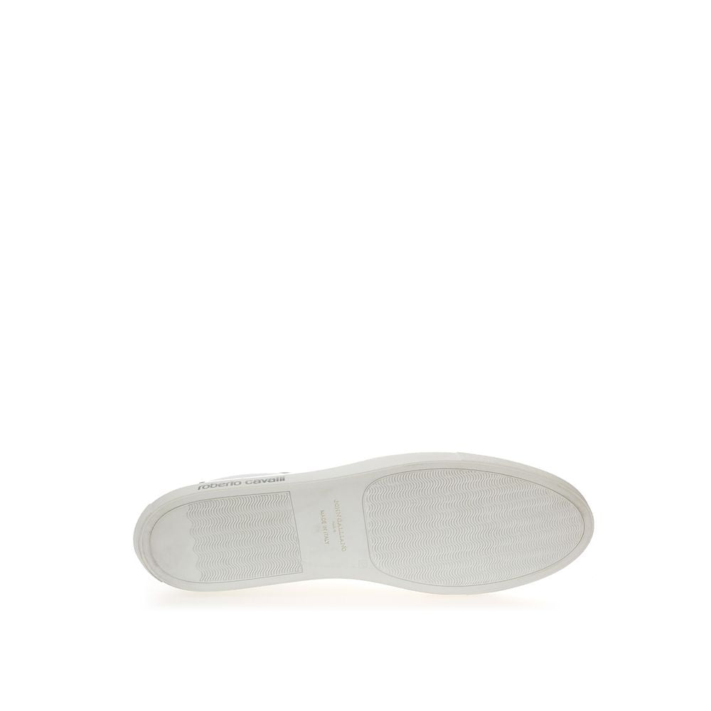 Roberto Cavalli Weißes Leder Sneaker