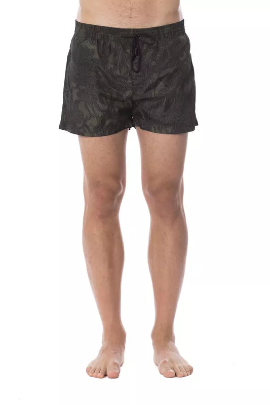Roberto Cavalli Sport Armee Polyester Männer Badebekleidung
