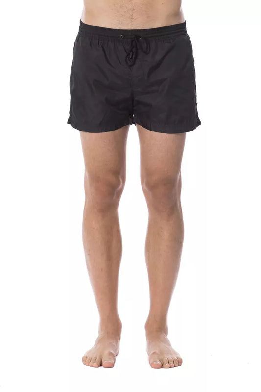Roberto Cavalli Sport Schwarzer Polyester-Badeanzug für Männer
