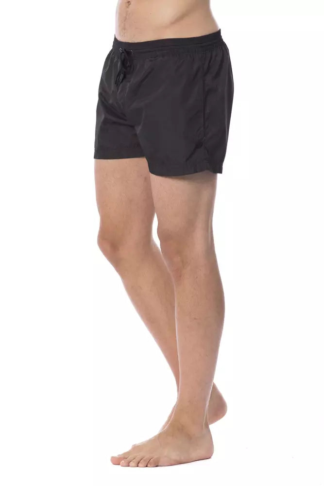 Roberto Cavalli Sport Schwarzer Polyester-Badeanzug für Männer