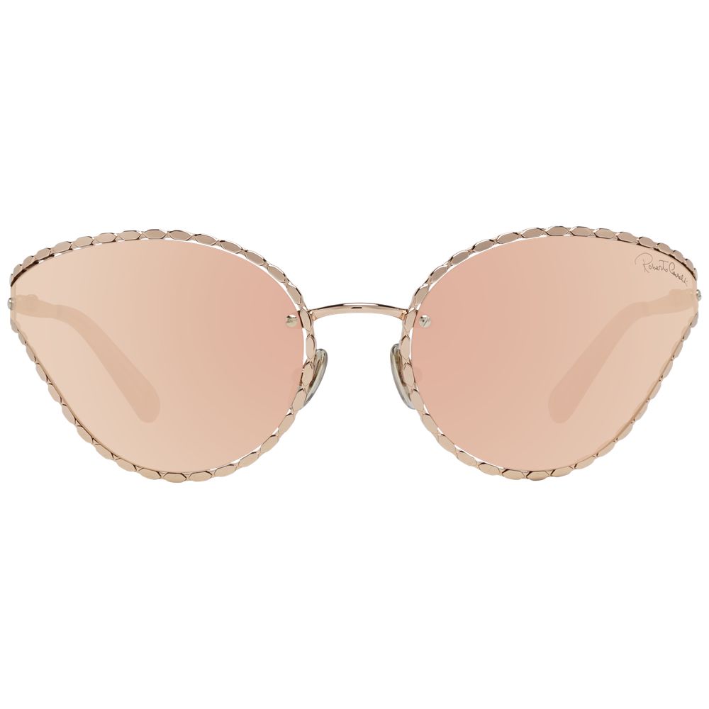 Roberto Cavalli Rose Gold Frauen Sonnenbrille