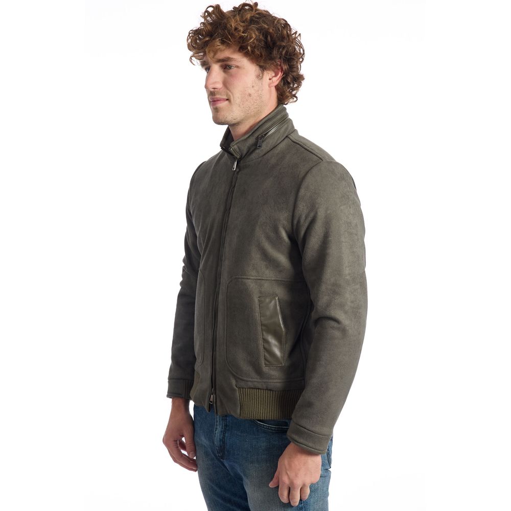 Roberto Pepe Luxury Grüne Ecomontone Herren Jacke