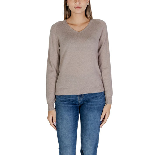 Sandro Ferrone Graue Merinowolle Oberteile & T-Shirt