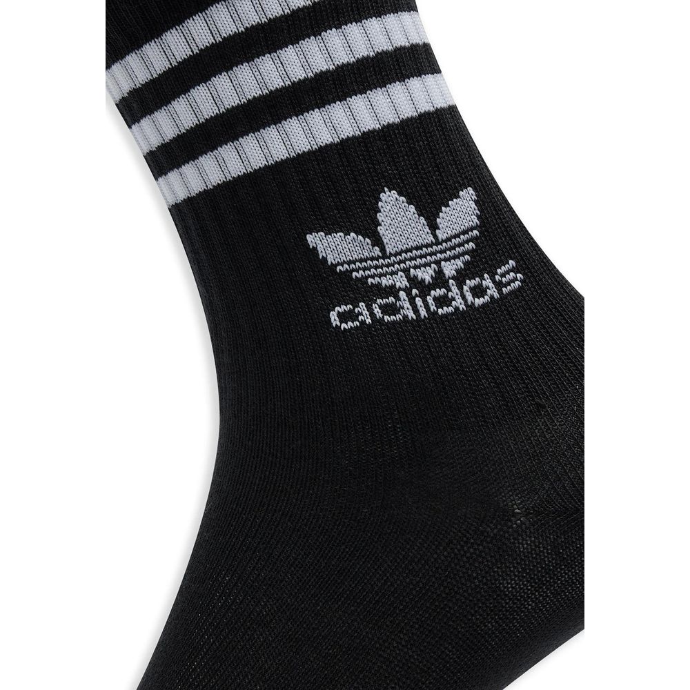 Adidas Schwarze Baumwollsocke