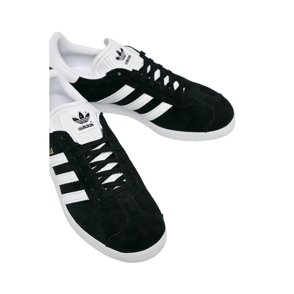 Adidas Schwarzer Leder-Sneaker