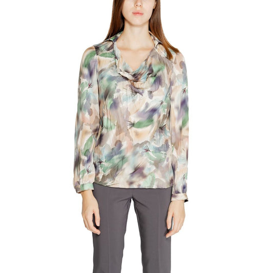 Rinascimento Grünes Polyester-Hemd