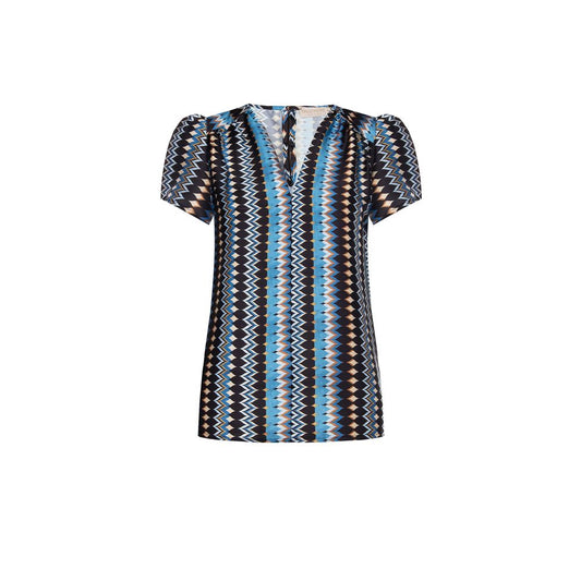 Rinascimento Türkisfarbenes Polyester-Hemd