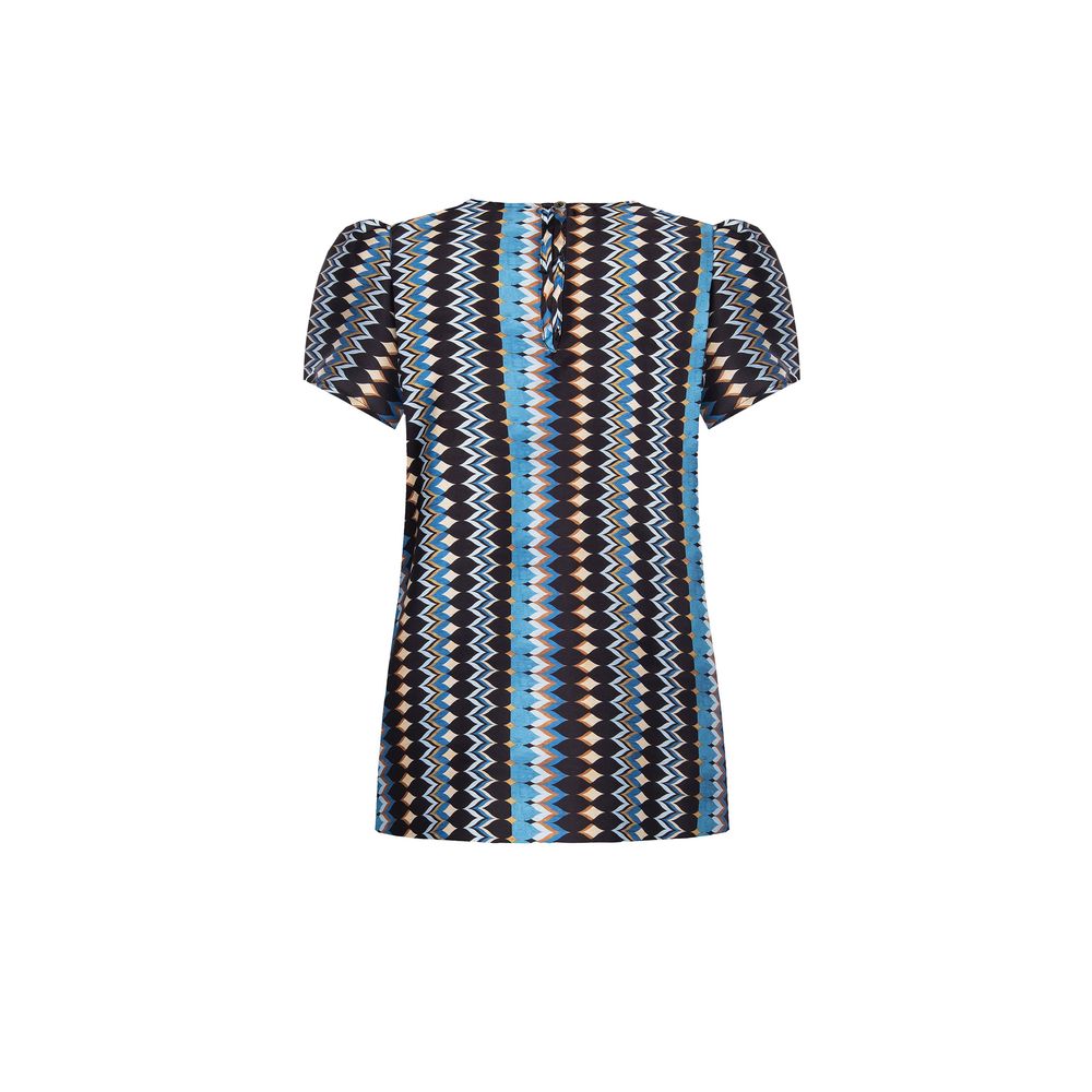 Rinascimento Türkisfarbenes Polyester-Hemd
