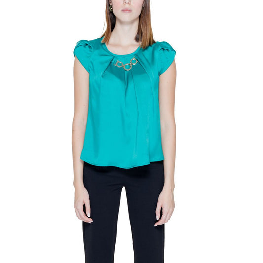 Rinascimento Grünes Polyester-Hemd