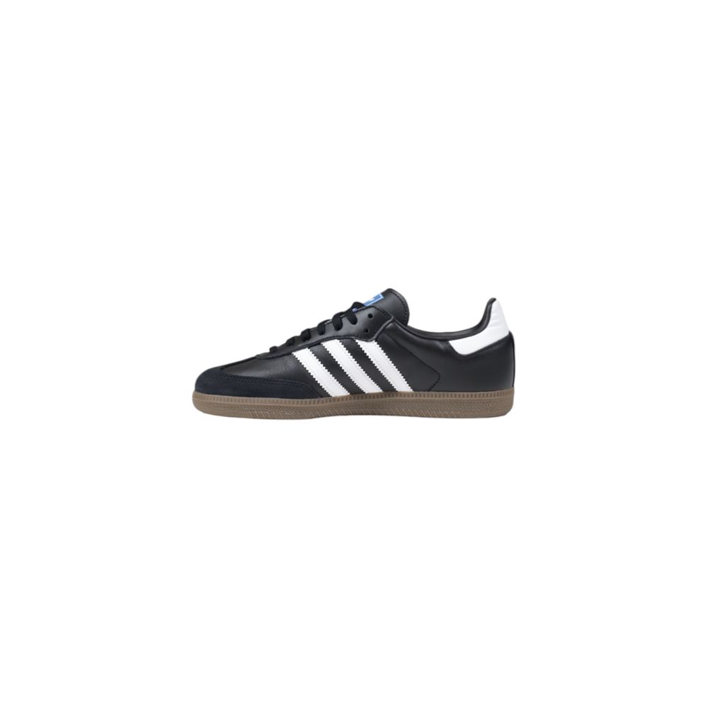 Adidas Schwarzer Leder-Sneaker