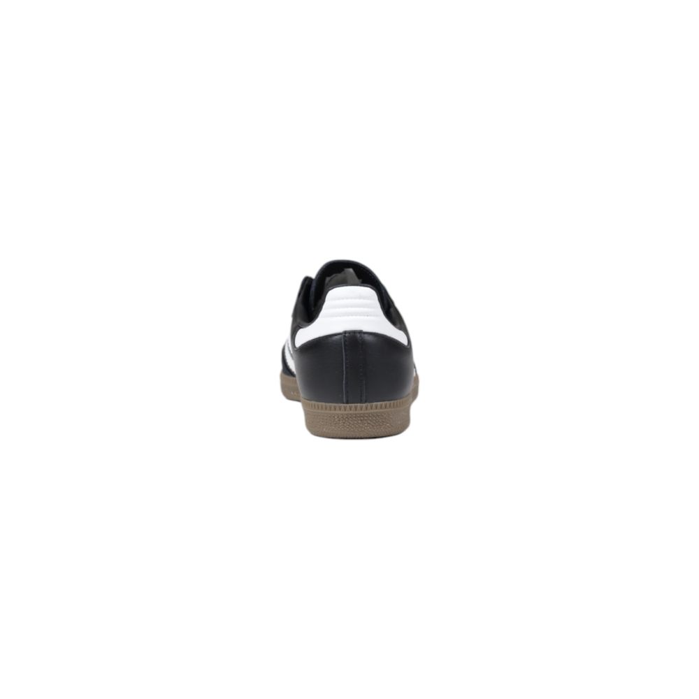 Adidas Schwarzer Leder-Sneaker