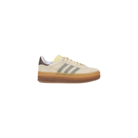 Adidas Cremefarbene Sneaker aus Wildleder
