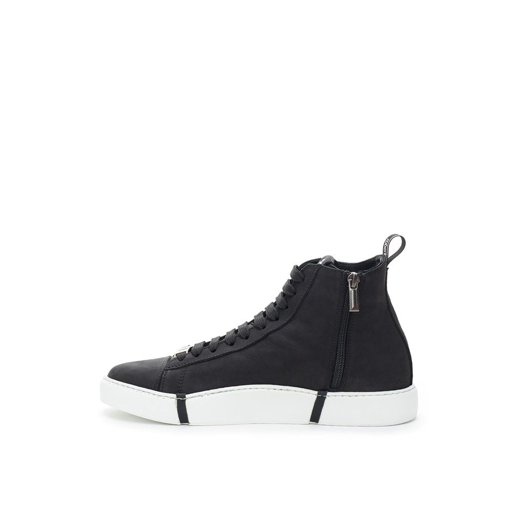 Roberto Cavalli Schwarzer Wildleder Sneaker