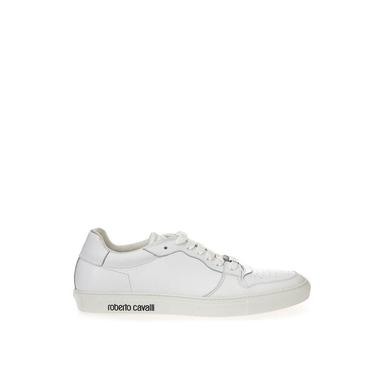 Roberto Cavalli Weißes Leder Sneaker